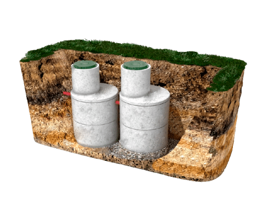 Септики из бетонных колец  в Ступинском районе и в Ступино